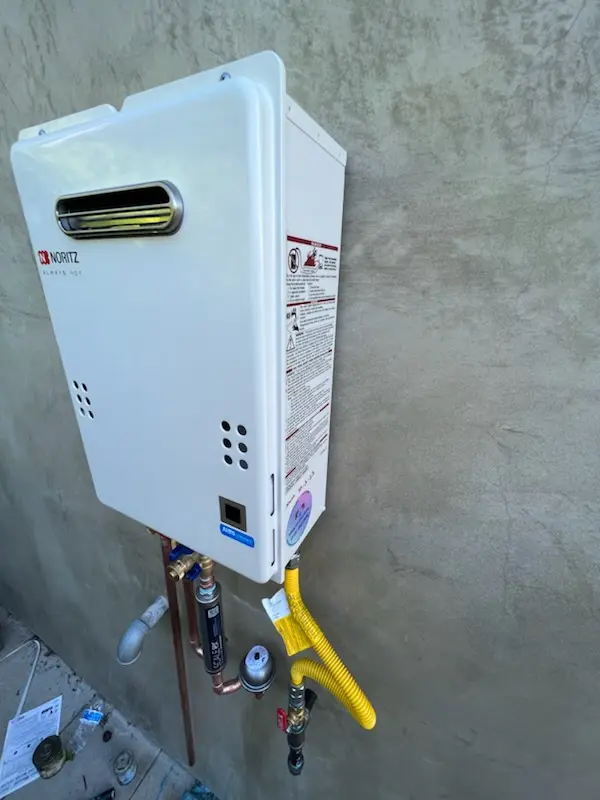 Tankless water heater installation for Aston Mills homes